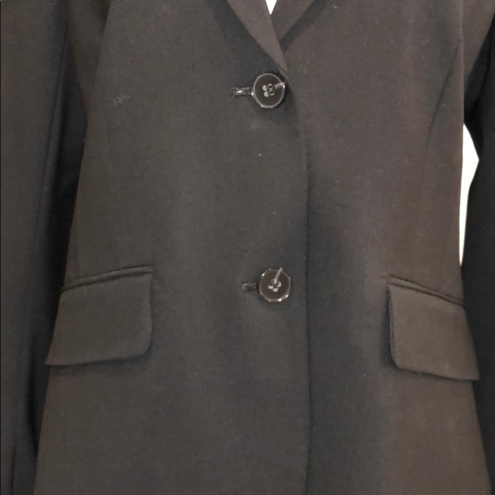 Theory Two Button Long Blazer - Picture 2 of 8